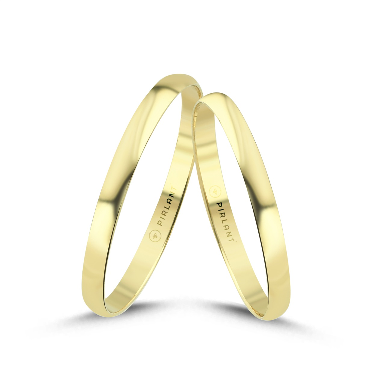 Yellow Gold Wedding Band 2mm Secondary image