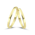 Yellow Gold Wedding Band 2mm