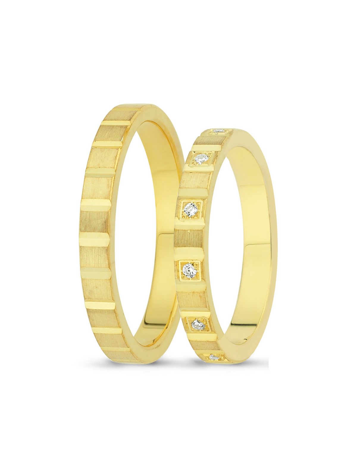 Yellow Gold Wedding Band 3mm Main image