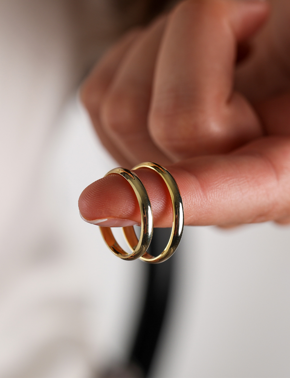 Yellow Gold Wedding Band 3mm Main image