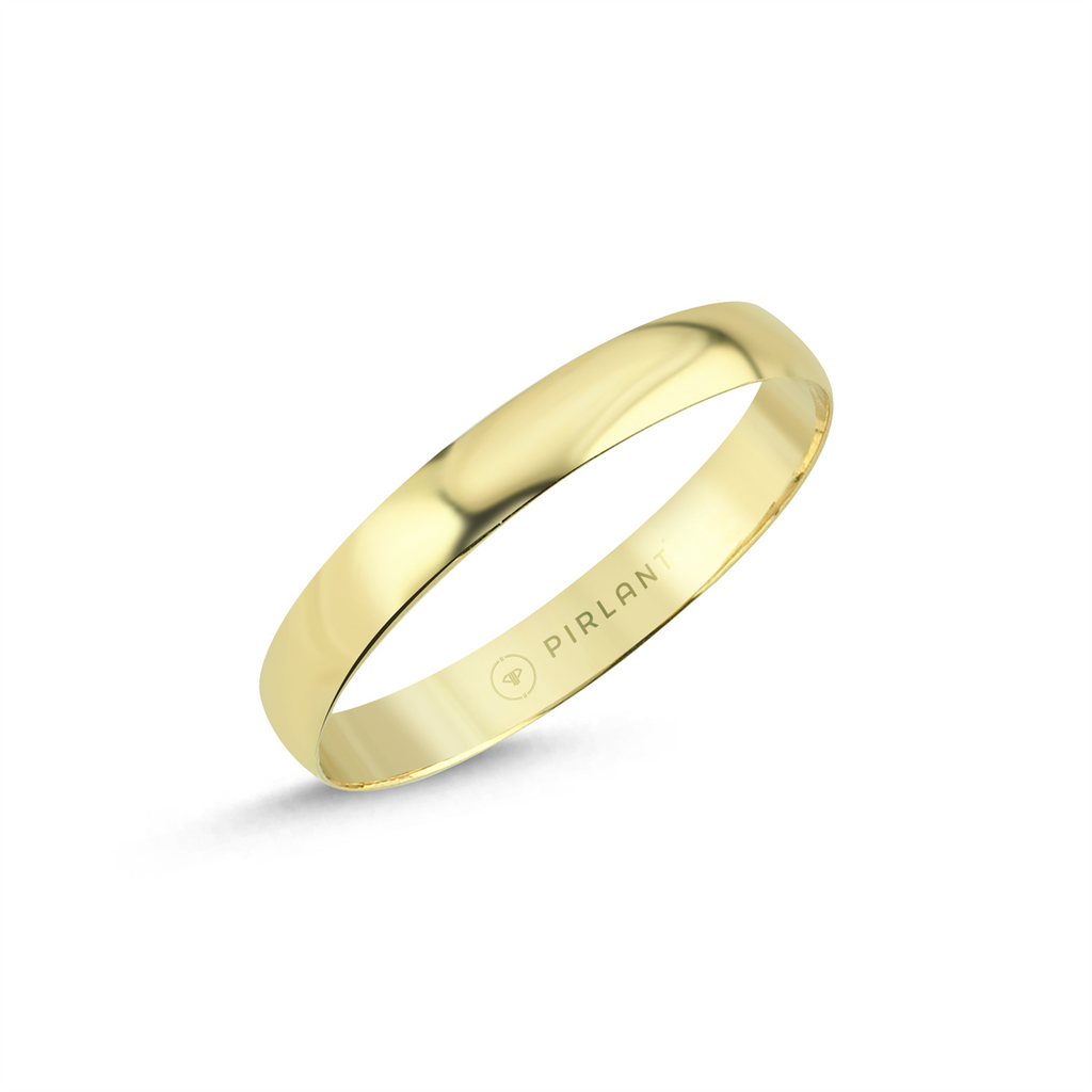 Yellow Gold Wedding Band 3mm