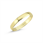 Yellow Gold Wedding Band 3mm