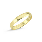Yellow Gold Wedding Band 3mm