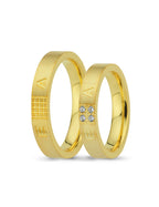 Yellow Gold Wedding Band 4mm