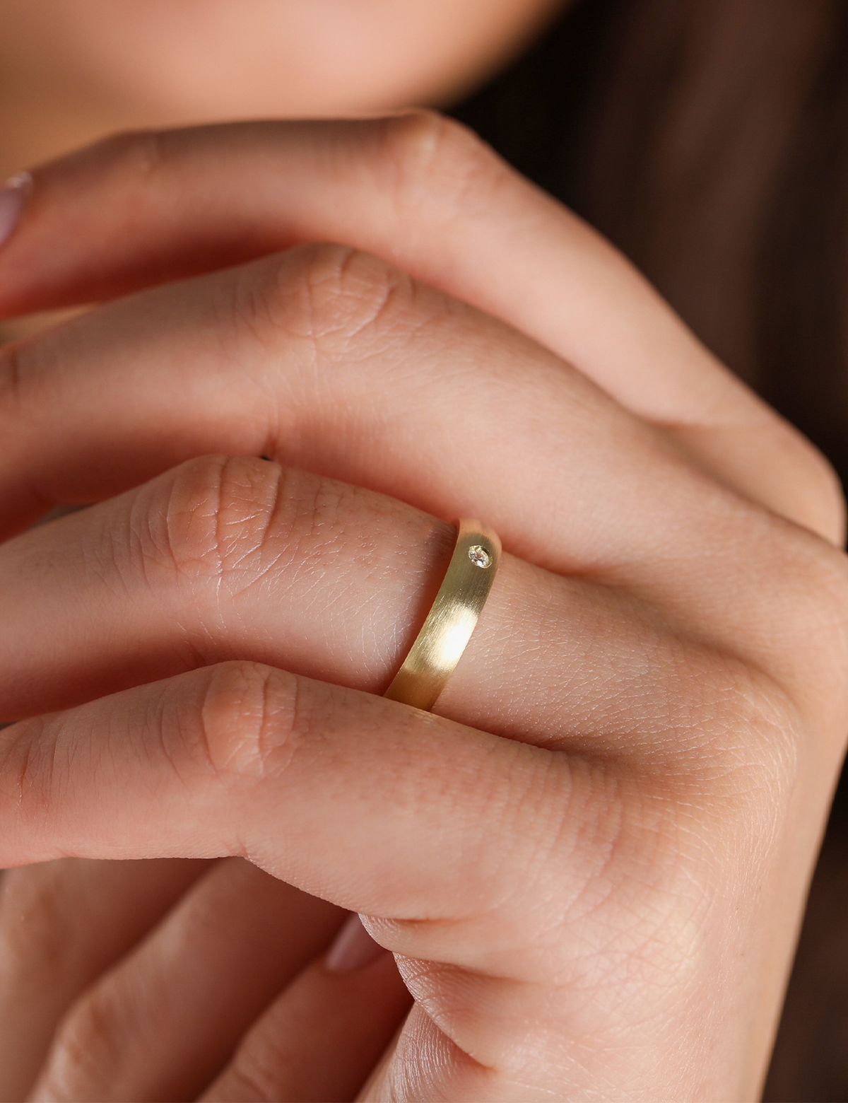 Yellow Gold Wedding Band 4mm