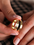 Yellow Gold Wedding Band 4mm