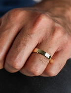 Yellow Gold Wedding Band 5mm