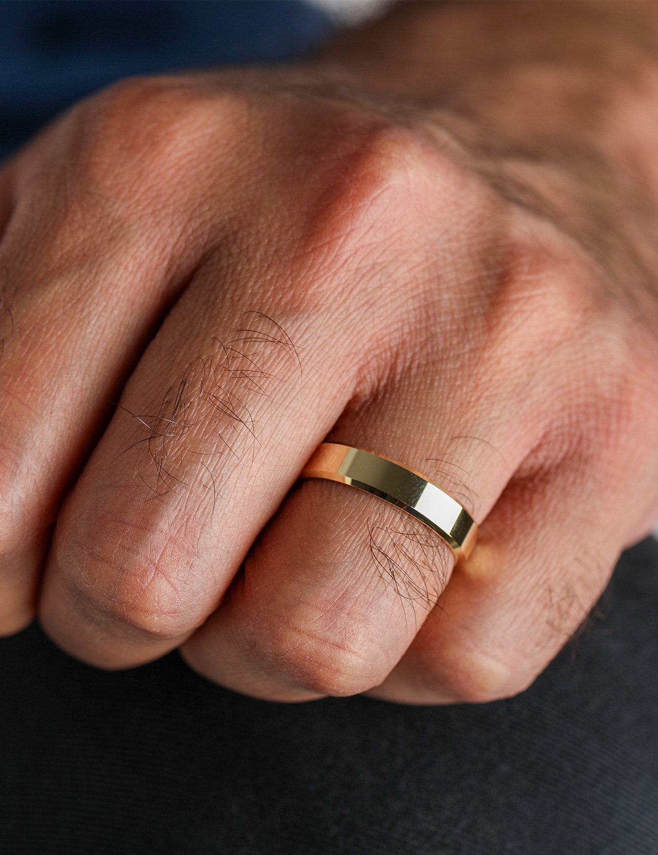 Yellow Gold Wedding Band 5mm