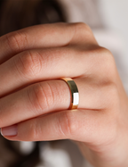 Yellow Gold Wedding Band 5mm