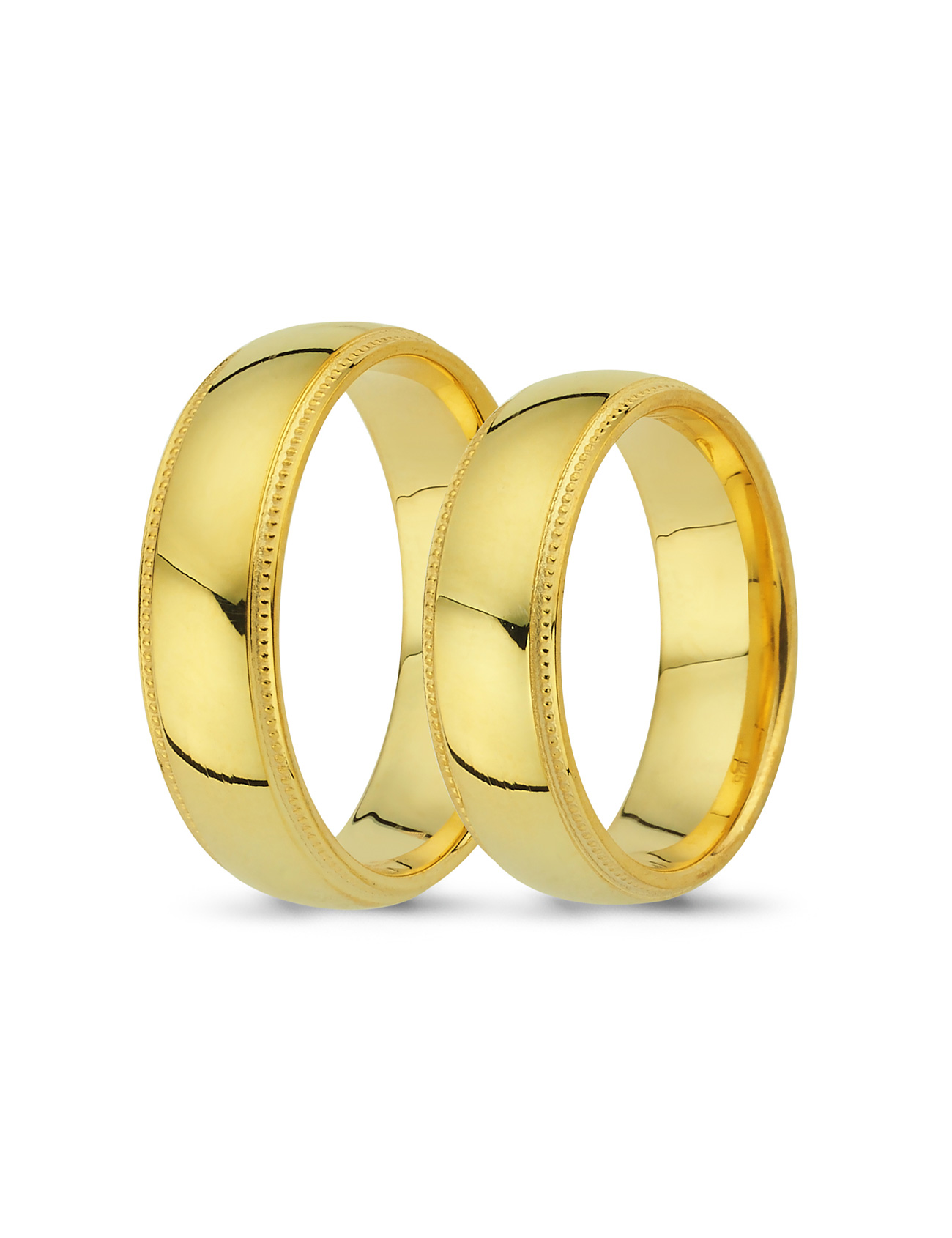 Yellow Gold Wedding Band 6mm Main image