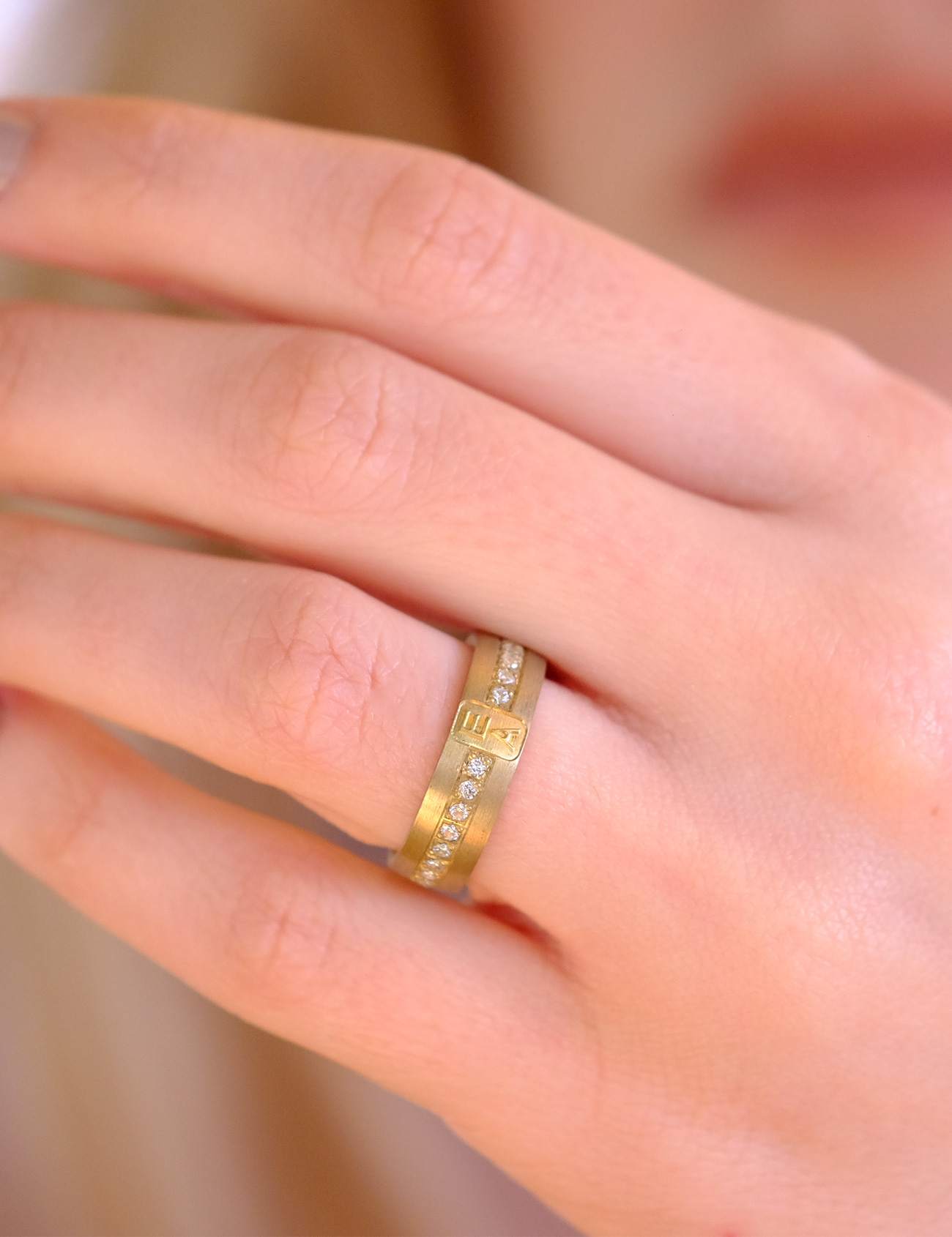 Yellow Gold Wedding Band 6mm Secondary image