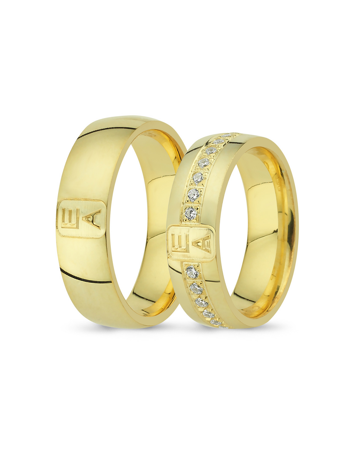 Yellow Gold Wedding Band 6mm Main image
