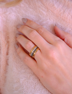 Three-Tone Wedding Band 9mm
