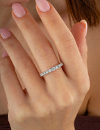 0.50 Carat Diamond Half-Eternity Ring