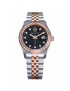 PIRLANT SBL01-3T-SISE Black Mother-of-Pearl Dial Women's Classic Quartz Watch – 34 mm