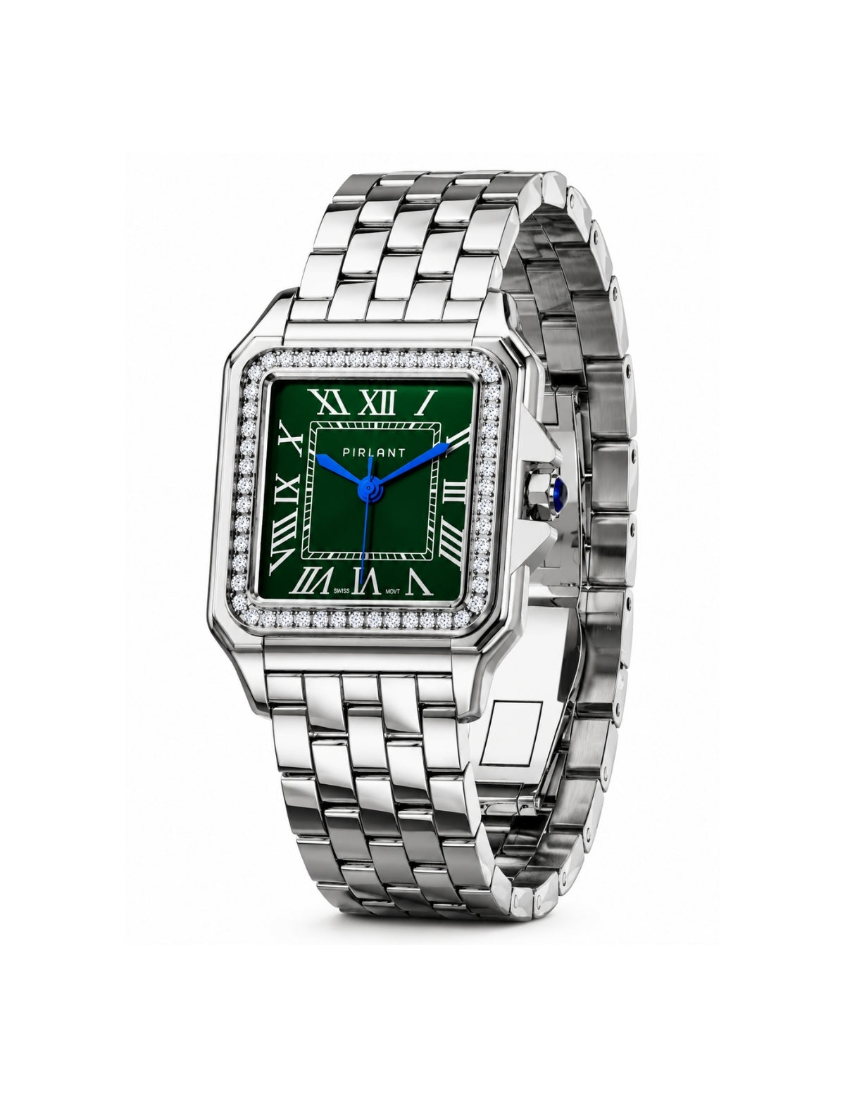 PIRLANT SBL03-1-YE Green Dial Square Women's Quartz Watch Secondary image