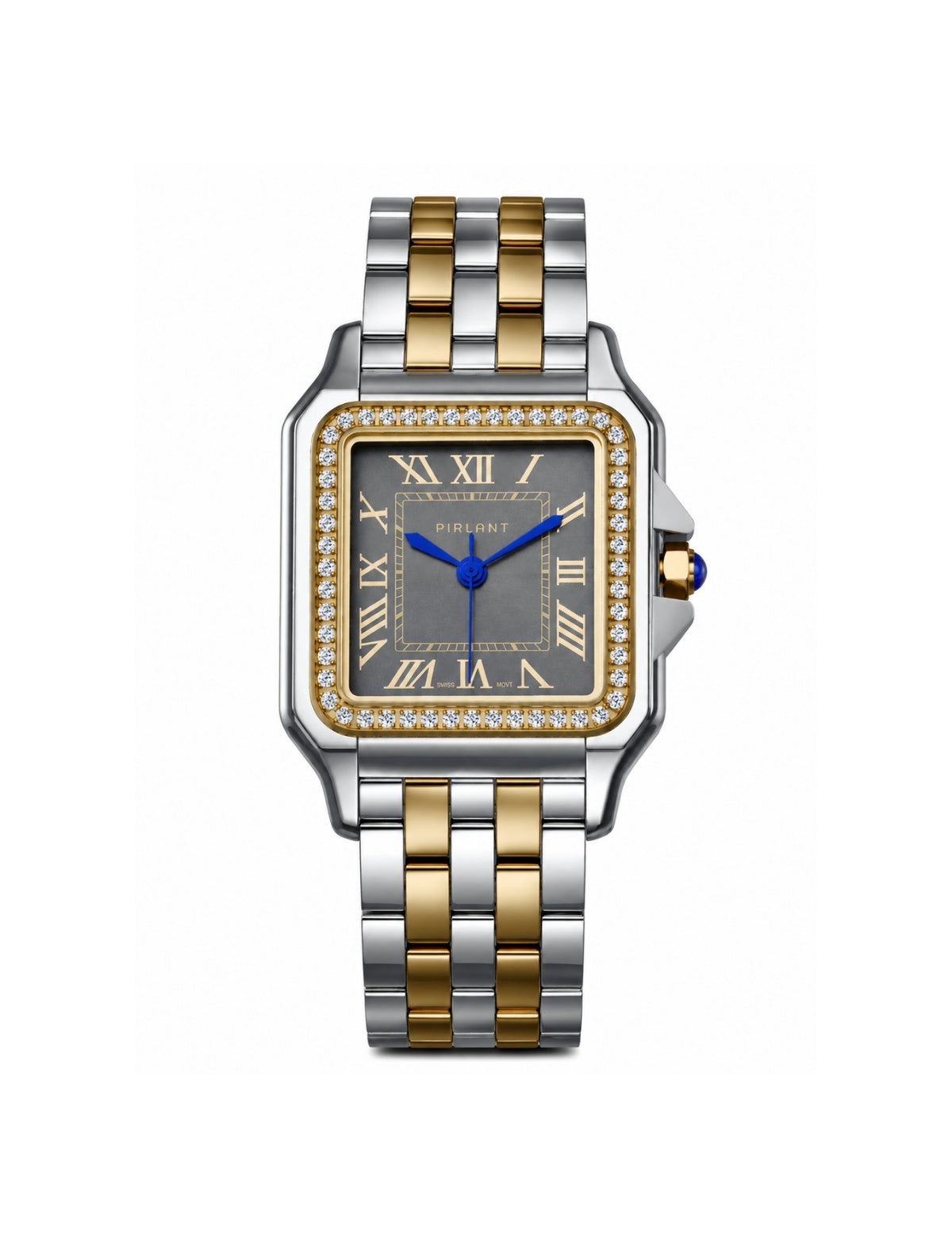 PIRLANT SBL03-2-GR Gray Dial Square Women's Quartz Watch – product photo 4 Main image