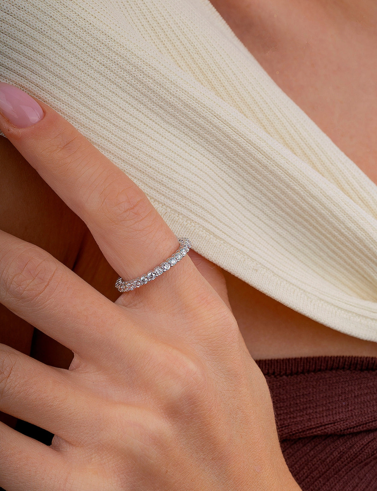 1.00 Carat Diamond Eternity Ring