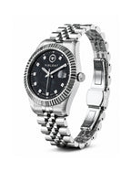 PIRLANT SBL01-1-SISE Black Mother-of-Pearl Dial Women's Classic Quartz Watch – 34 mm