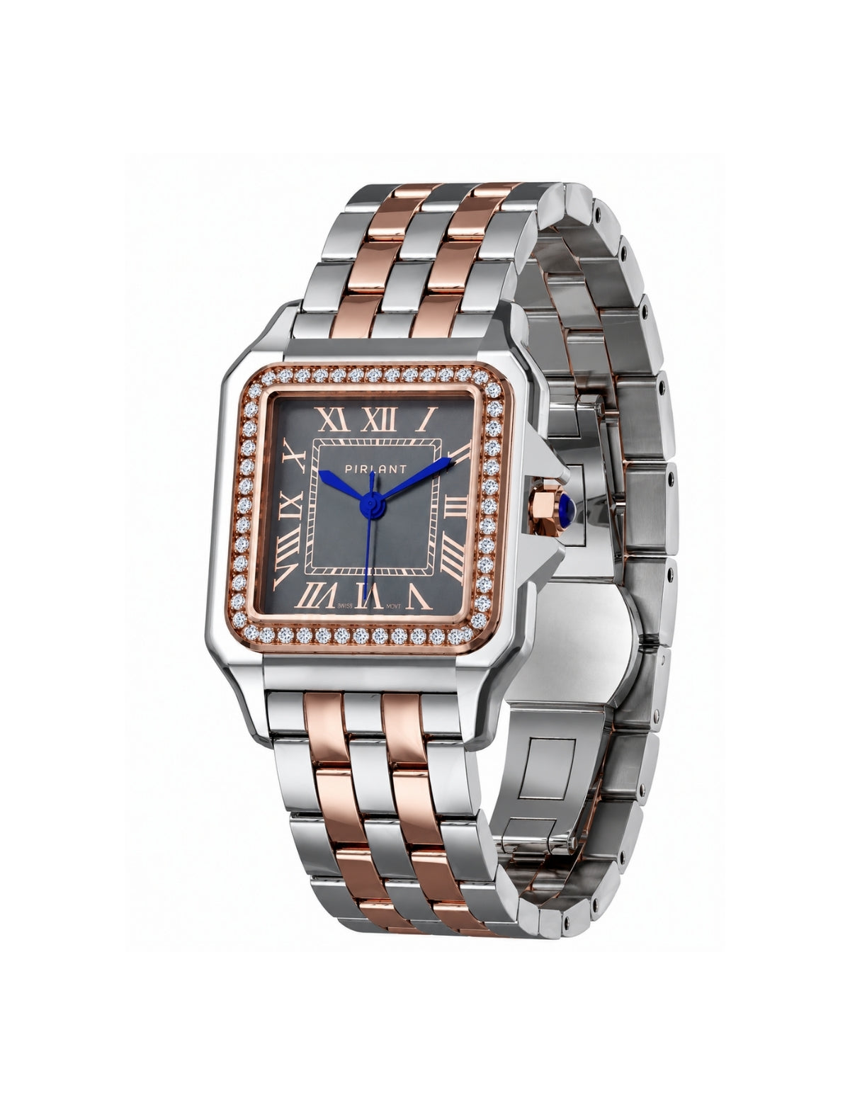 PIRLANT SBL03-3-GR Gray Dial Square Women's Quartz Watch Secondary image