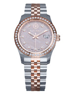 PIRLANT White Mother-of-Pearl Dial Women's Watch