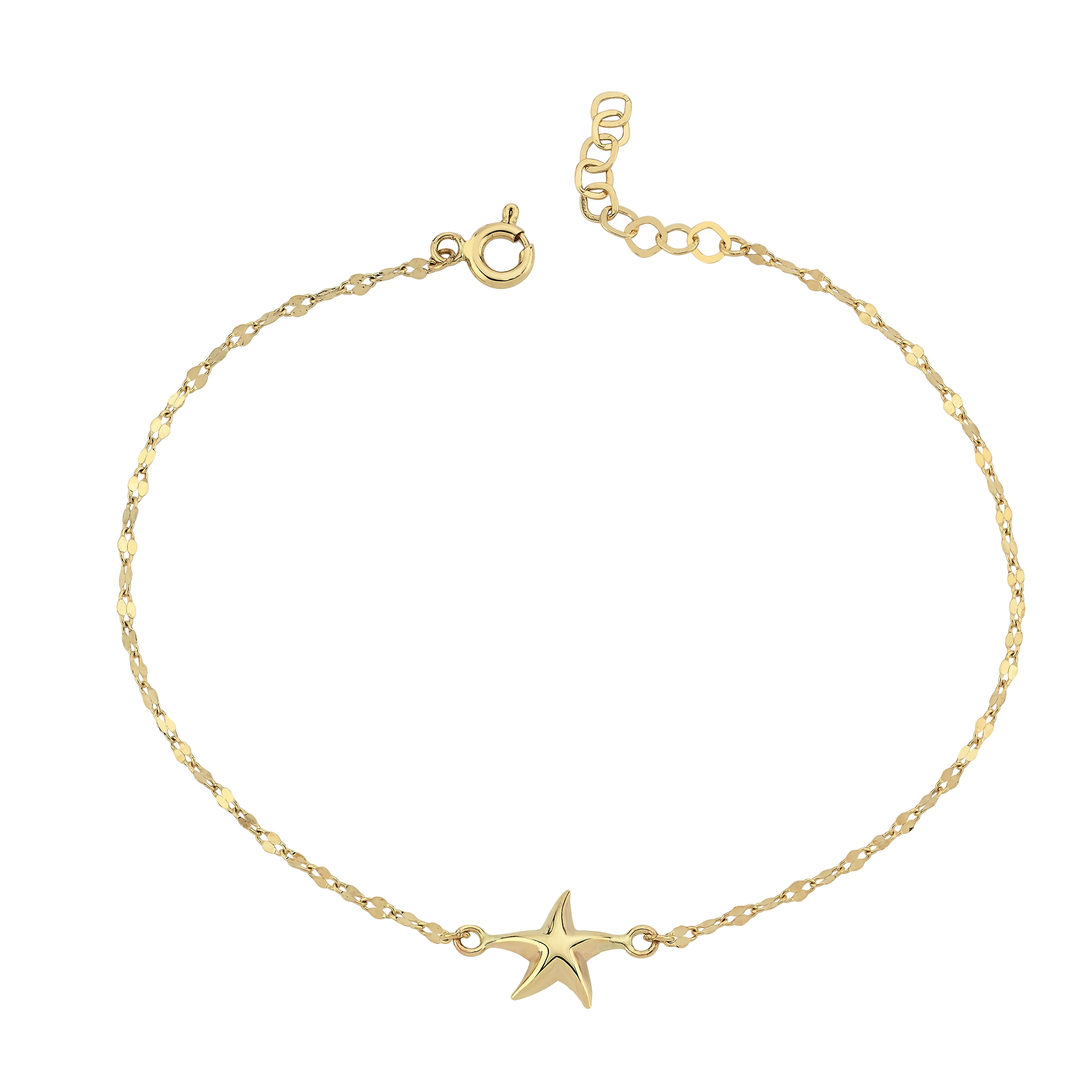 14K Gold Boomerang DenizStar Bracelet Main image