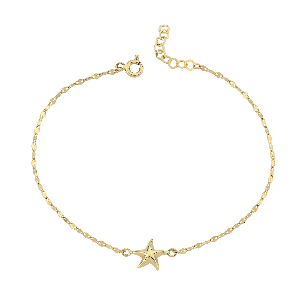 14K Gold Boomerang DenizStar Bracelet