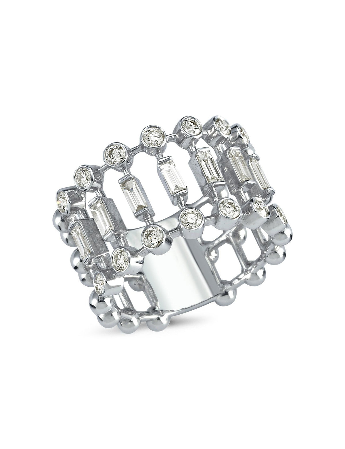 0.92 Carat Baguette Diamond Ring
