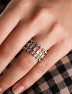 0.92 Carat Baguette Diamond Ring