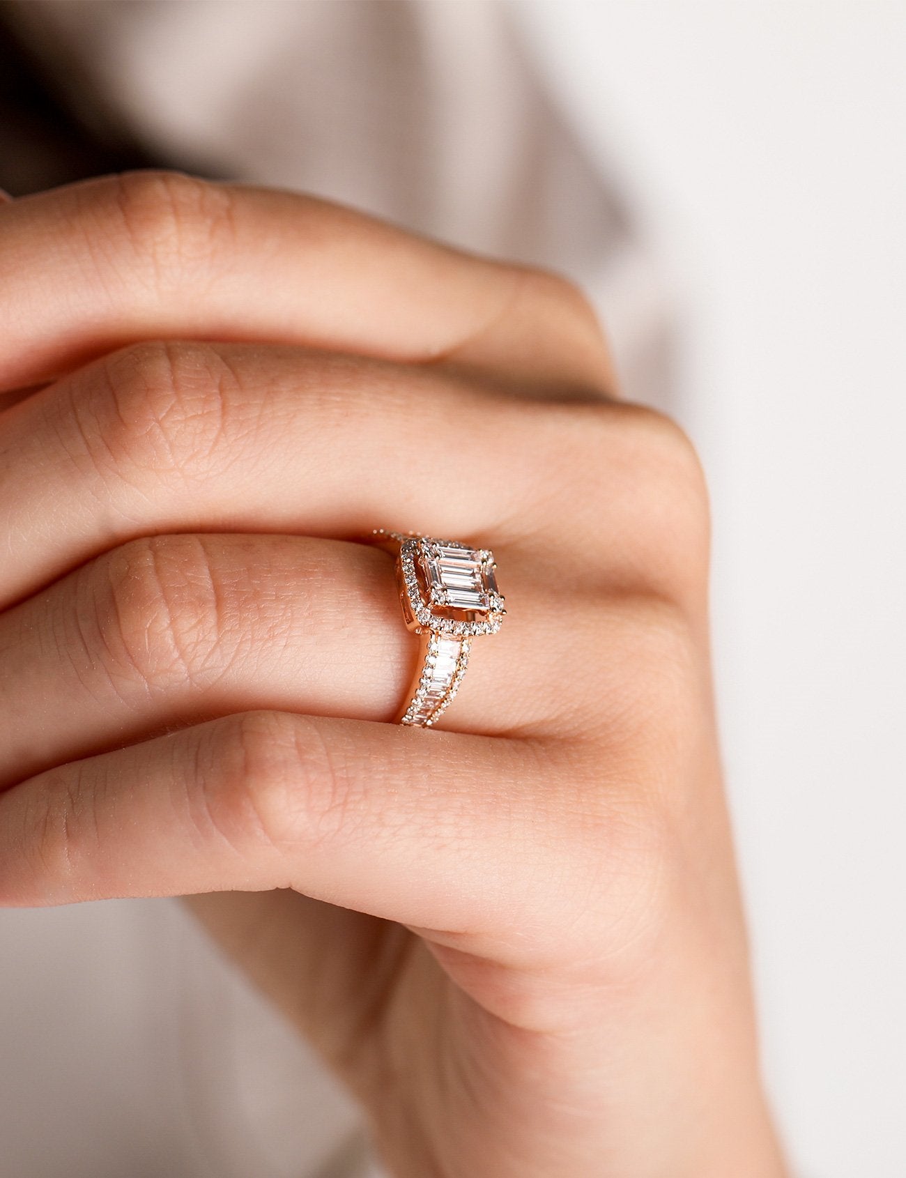 1.03 Carat Baguette Diamond Ring