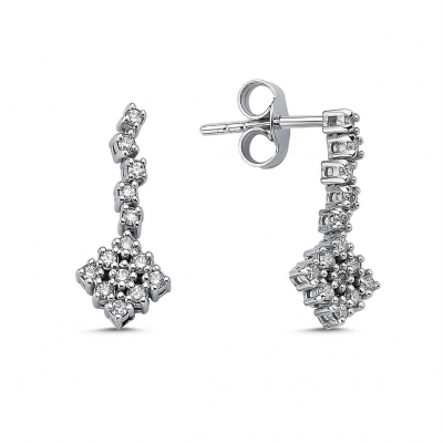 0.27 Carat Diamond Earrings Secondary image