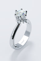 1.16 Carat Frame Stone-Set Diamond Solitaire Ring