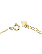 Stone-Set Boomerang Gold Bracelet