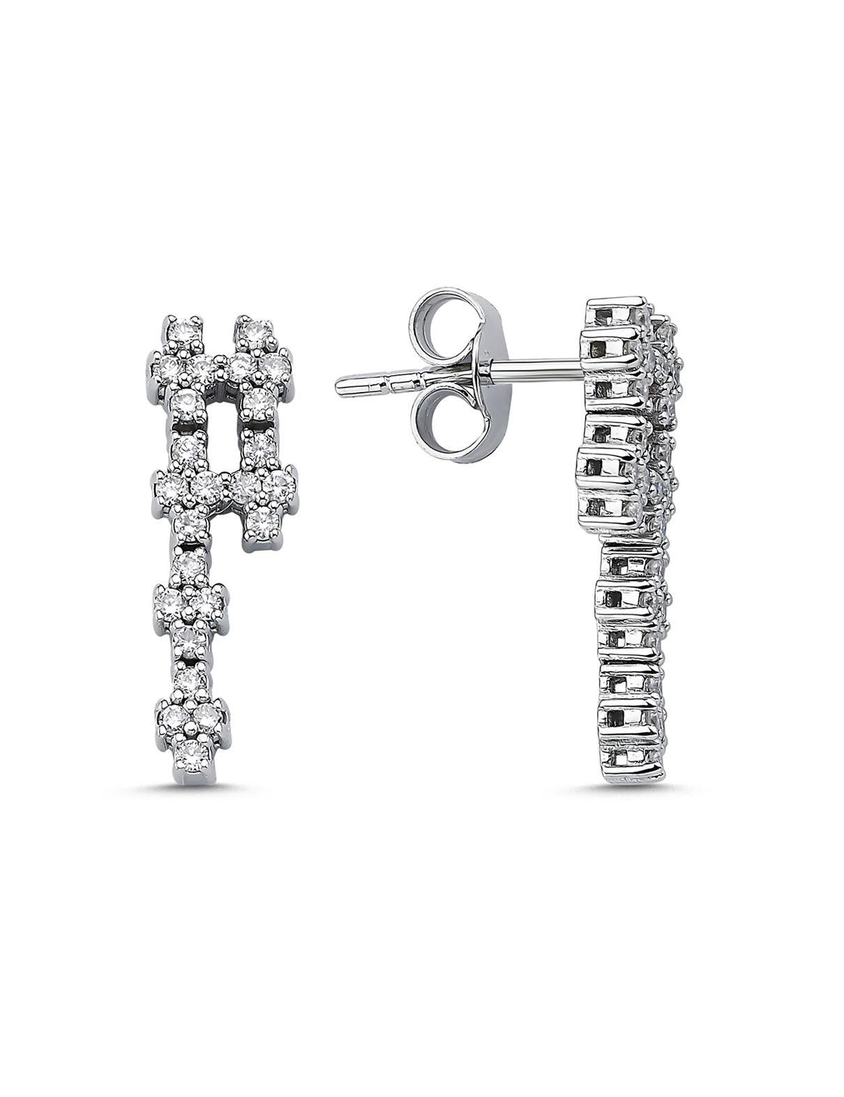0.44 Carat Diamond Earrings Secondary image