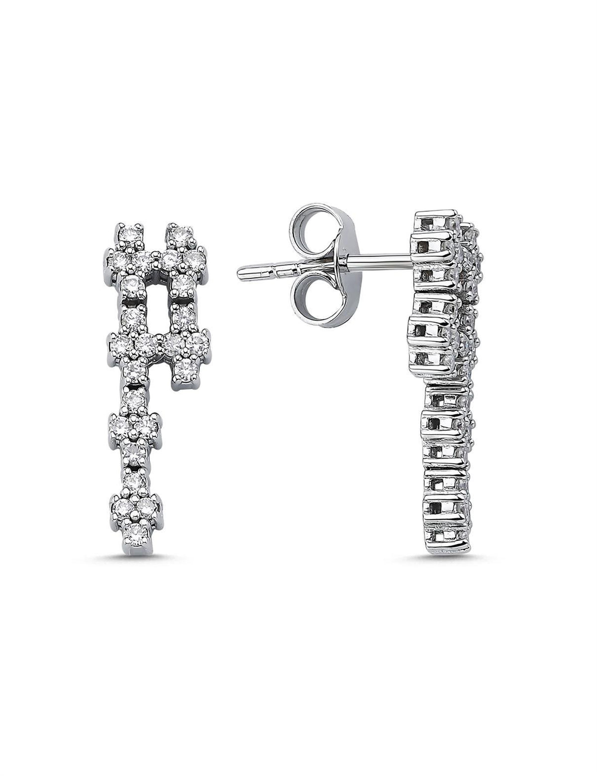 0.44 Carat Diamond Earrings