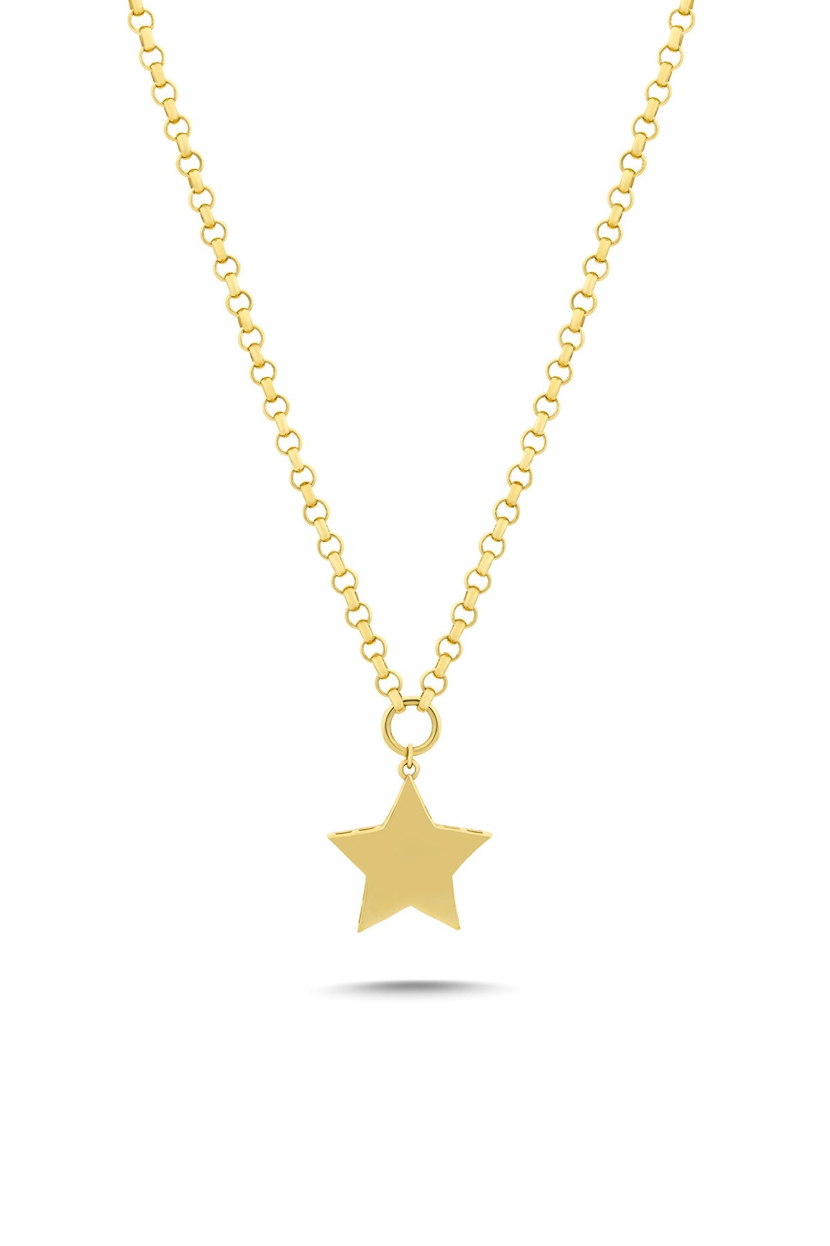 14K Star Gold Necklace Main image