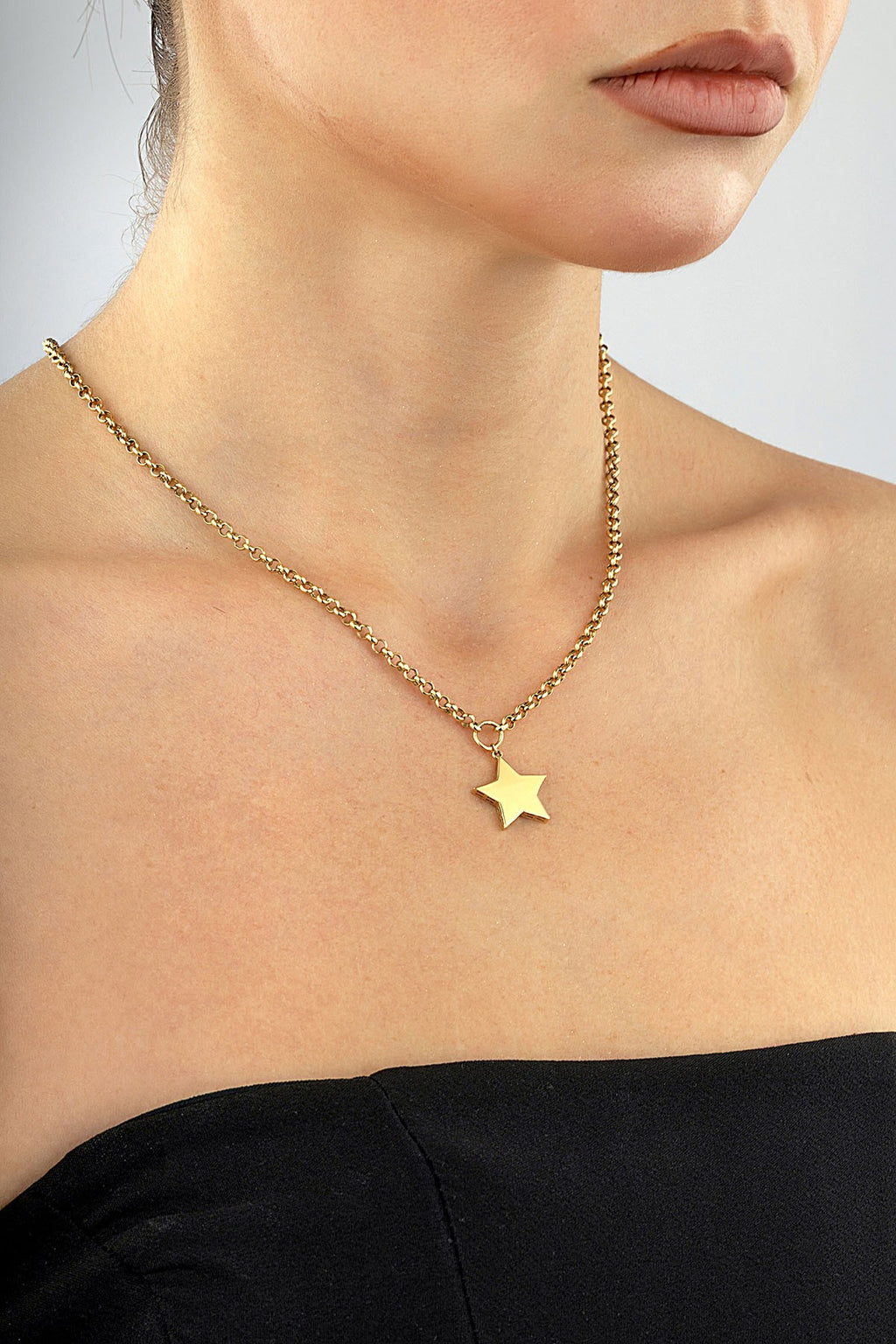 14K Star Gold Necklace