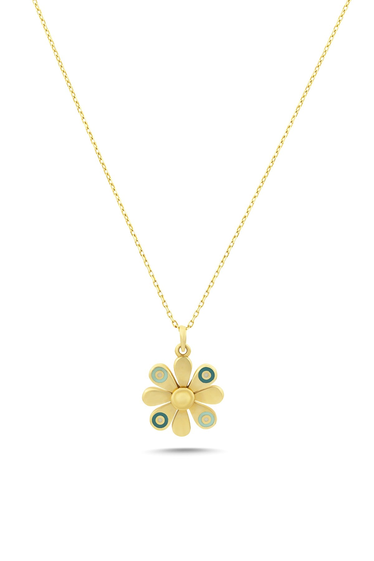 14K Leaf Motif Gold Necklace