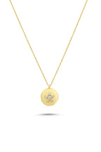 14K Stone-Set Gold Necklace