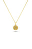 14K Sun Motif Gold Necklace
