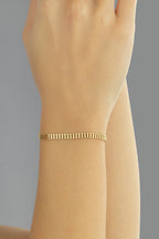 14K Pattern Gold Bracelet