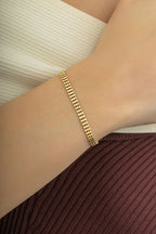 14K Pattern Gold Bracelet