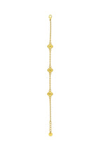 14K Clover Minimalist Gold Bracelet