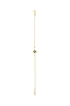 14K Black Rectangular Gold Bracelet