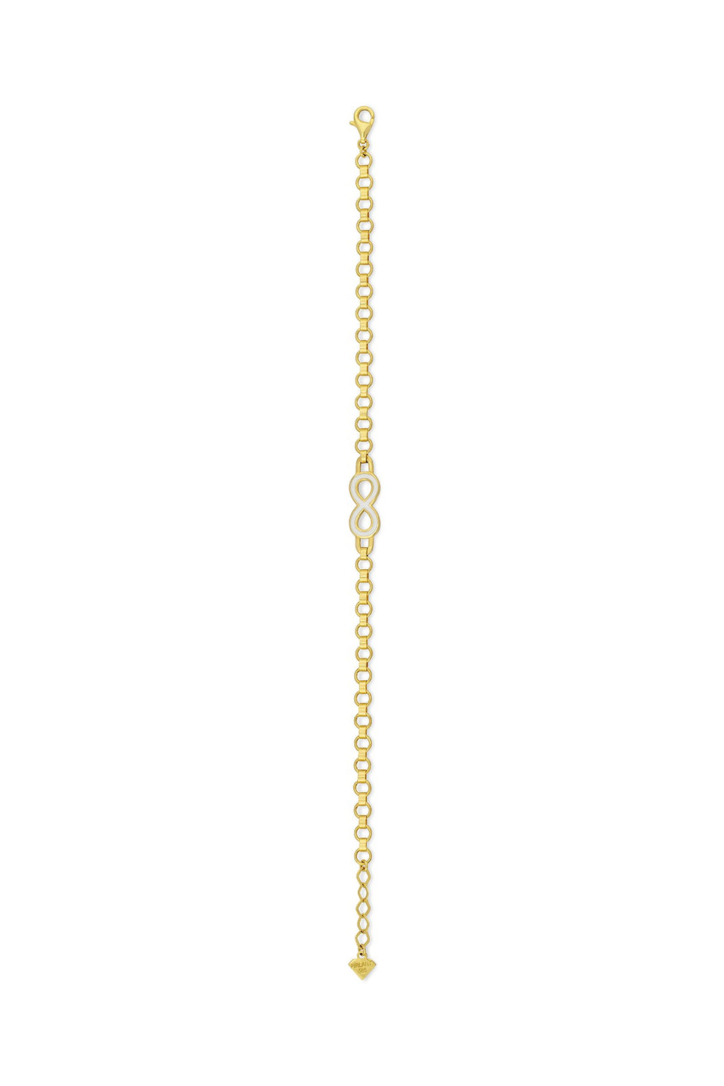 14K Infinity Chain Gold Bracelet