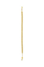 14K Bead Chain Gold Bracelet