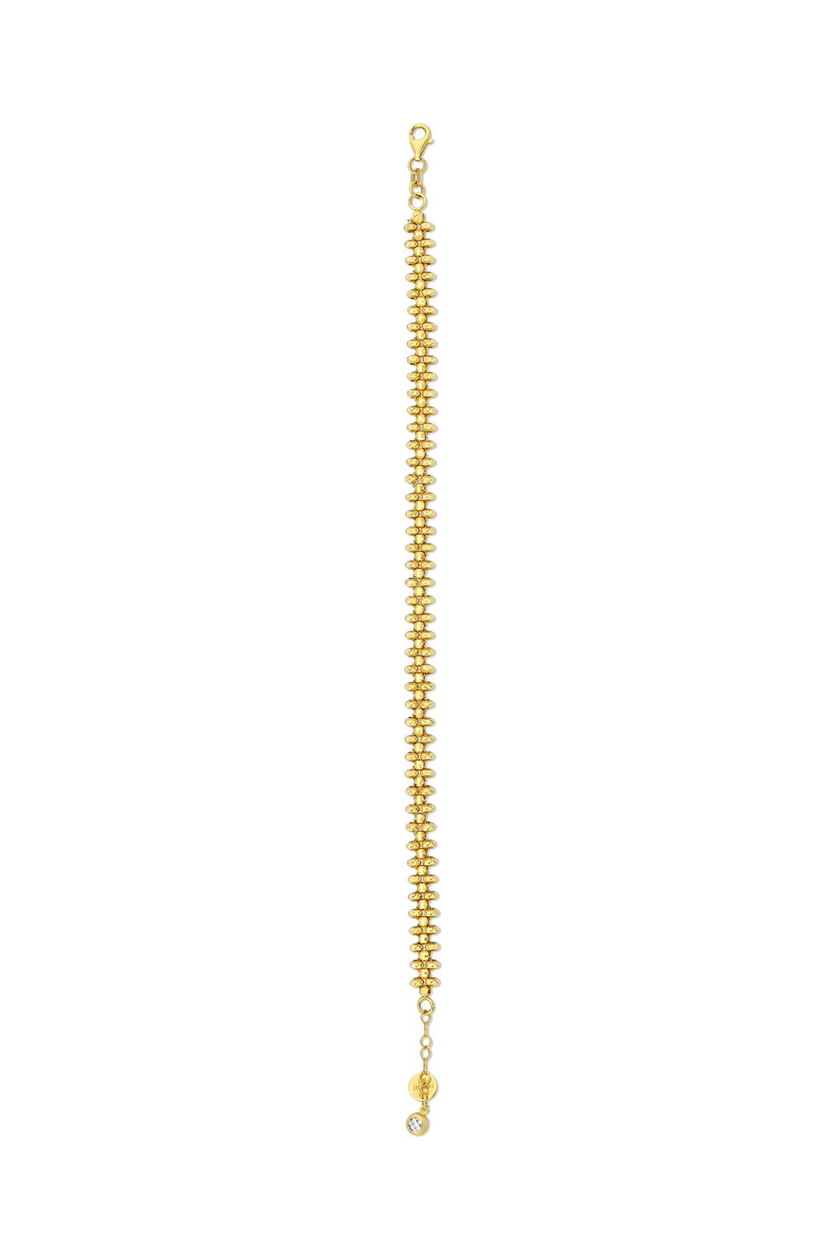 14K Bead Chain Gold Bracelet