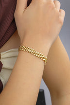 14K Gold Elegant Chain Bracelet