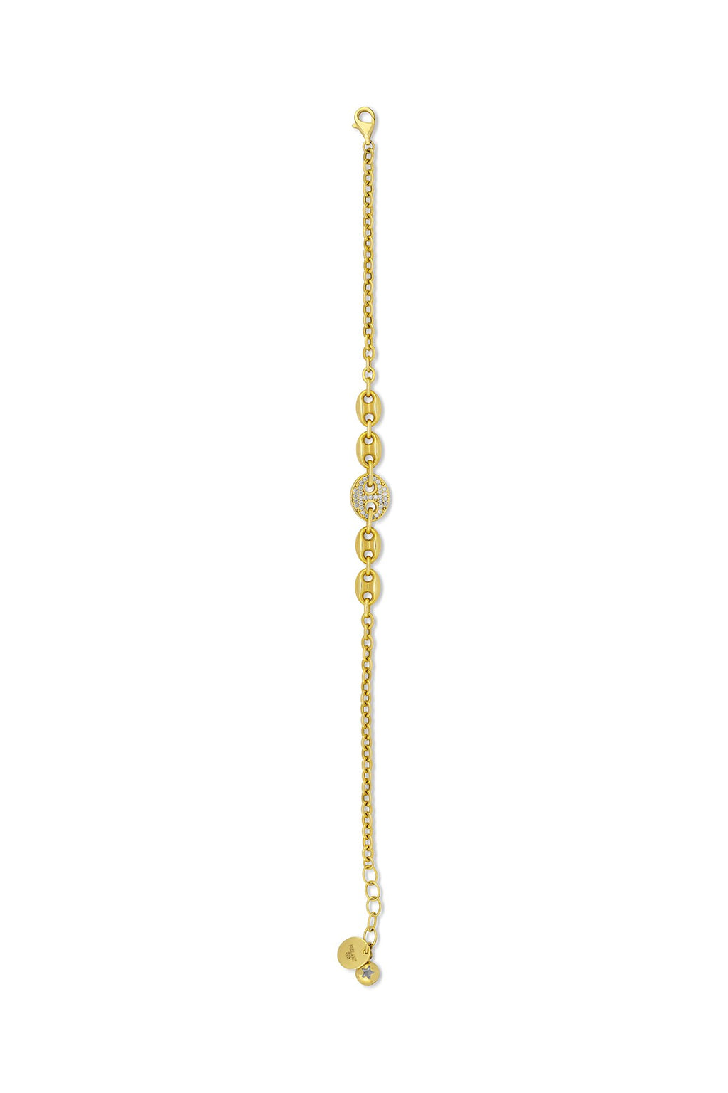 14K Link Chain Gold Bracelet