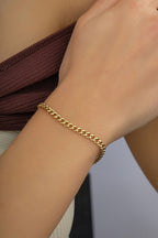 14K Chain Gold Bracelet